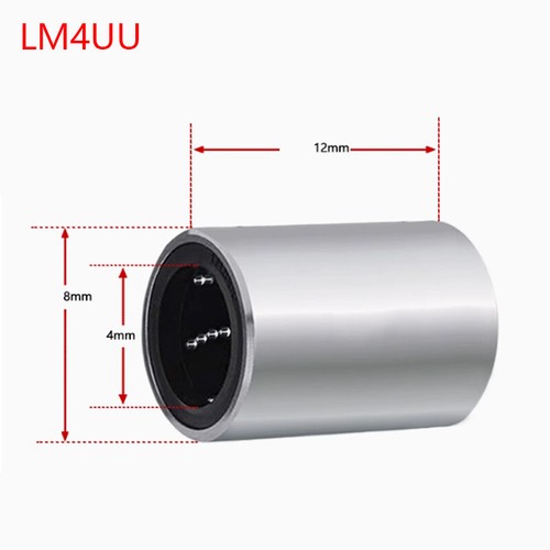 Linear Ball Bearing LM 3/4/5/6/8-20 UU Bushing Bearings With Seal for CNC Shaft - Picture 7 of 16