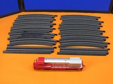 Vintage Bachmann Santa Fe Engine Train Set w/ 14 Pieces of Power 101 Track