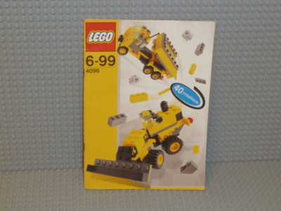 LEGO  City Bauanleitung 4096 Micro Wheels ungelocht instruction B361