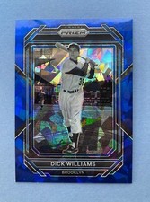 2023 Panini Prizm Baseball Dick Williams Blue Cracked Ice #279 Brooklyn Dodgers