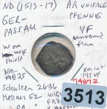 GERMANY - PASSAU - ND (1513-17) - SILVER PF.  - KM145 - #3513
