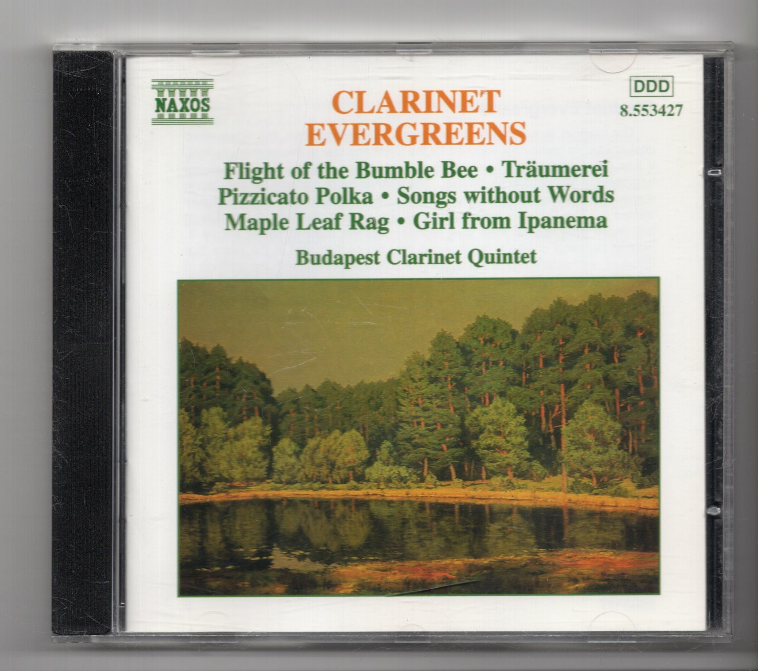 (JU983) Budapest Clarinet Quintet, Clarinet Evergreens - 1997 CD