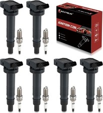 UF495 Ignition Coil Pack and Iridium Spark Plug Set of 6 Compatible with 2005...