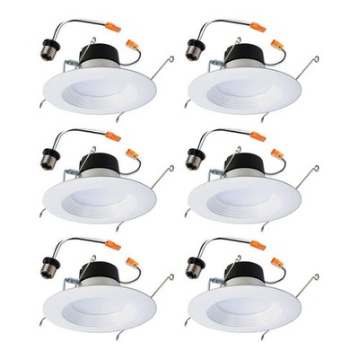 Halo Retrofit Downlight Kit 5/6In Matte White 10W 600 Lumen Led