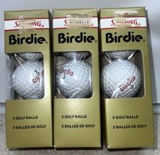 Lot Of 9 Spalding Birdie Golf Balls. New Old Stock Spalding Of Canada.