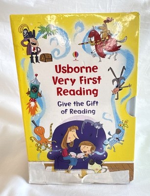 Usborne Books Very First Reading Library Box Set 15 Hardcover Book Learn to Read