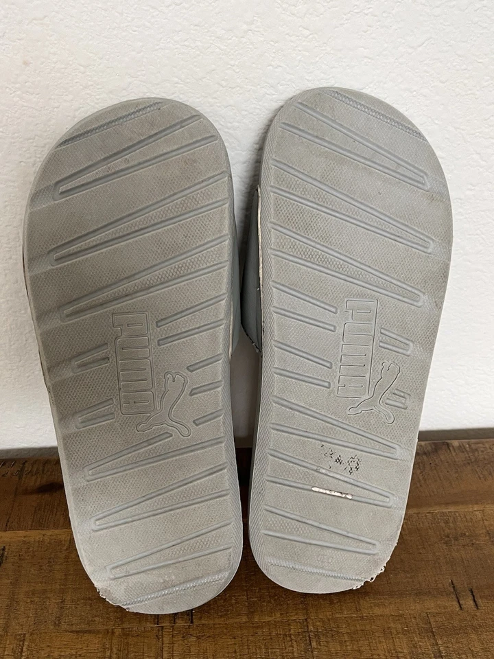 Puma Woman’s Cool Cat Sports Sandals Slid Gray Casual Sandal - Image 4 of 4