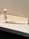 STIPULA,”CASTONI” White Limited Ed,FP,14K Gold Nib,”M”No.A3589,Italy 🇮🇹 — photo 2