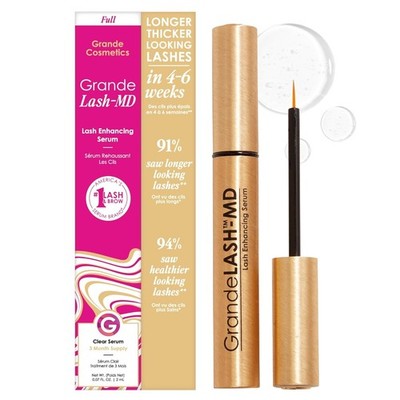 Grande Cosmetics GrandeLASH-MD Lash Enhancing Serum 2ml | .07oz, 3 months supply