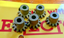  5 5 ASSORTED BRASS PLATE P-13 GEARS  A.C. GILBERT ERECTOR SET