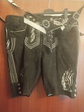 Bayerische Herren Lederhose Braun, Gr. 60