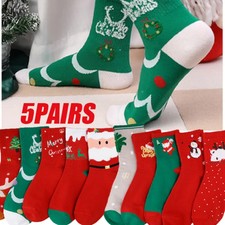 Christmas Santa Socks Winter Warm Cute socks Kawaii Stockings Santa Claus Deer