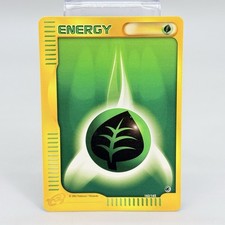 Grass Energy 162/165 Expedition Non Holo Pokémon Vintage TCG 2000 LP Card