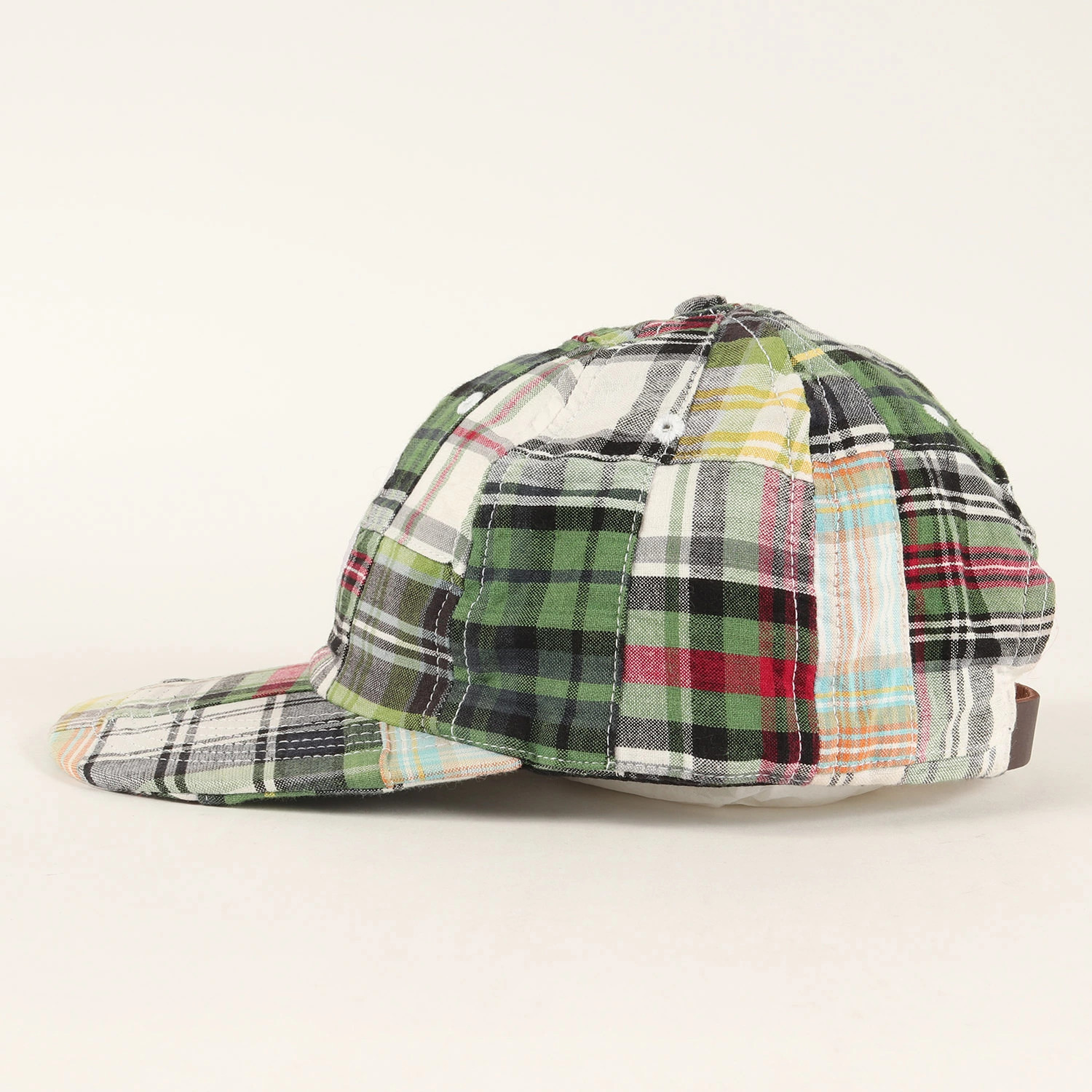 Supreme Cap Madras Check Patchwork SizeS Logo 6-P… - image 2