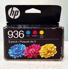 HP 936 65022140 Cyan, Magenta, Yellow Ink Cartridge - Exp: 04/2027 New