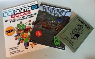 3 Minecraft Books Ultimate Players / Book of Secrets & Advanced Strategy Ideas