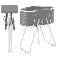 Uimoso Foldable Elevated Dog Bath Tub Pet Wash Station Gray w/ Drain System