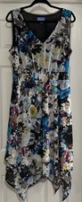 Simply Vera Wang Size XL Handkerchief Hem MidiDress Whimsigoth Boho Fairy Grunge