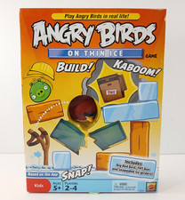2011 Mattel ANGRY BIRDS - ON THIN ICE Slingshot Launch Action Game Toy Set NEW