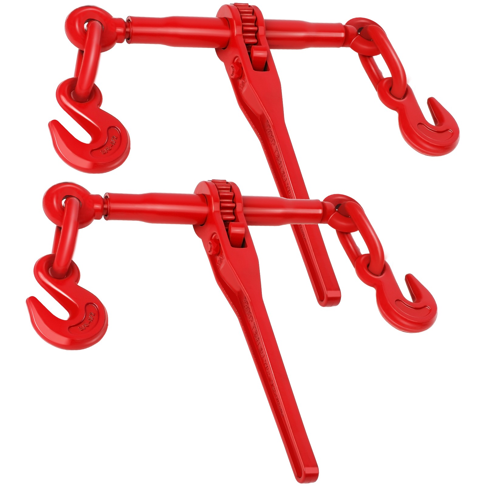 Ratchet Chain Binder Load Binder 3/8in-1/2in 9215lbs for Tie Down 2 Pack
