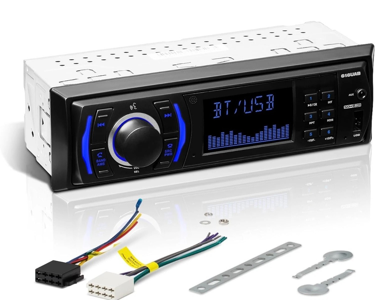 BOSS Audio 616UAB Bluetooth Car Stereo - Single DIN Digital Media Receiver NEW