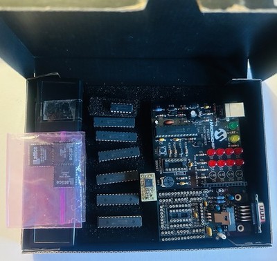 Entwicklungsboard Mikrocontroller Set   ICs, Programmierboard, Lern- & Bastelset