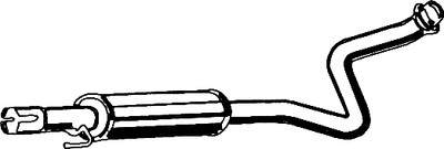 ASMET 20.038 Centre Muffler for Toyota