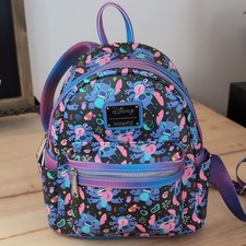 Loungefly Disney Lilo  Stitch Mini Backpack Multicolor Allover Print