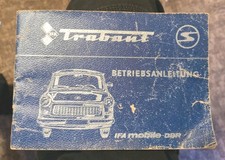 Originale Betriebsanleitung für Den Trabant 601 Guter Zustand DDR