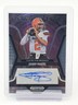 JOHNNY MANZIEL 2025 PRIZM BLACK PRIZMATRIX SIGNATURES AUTO #PS-JML BROWNS Q4561