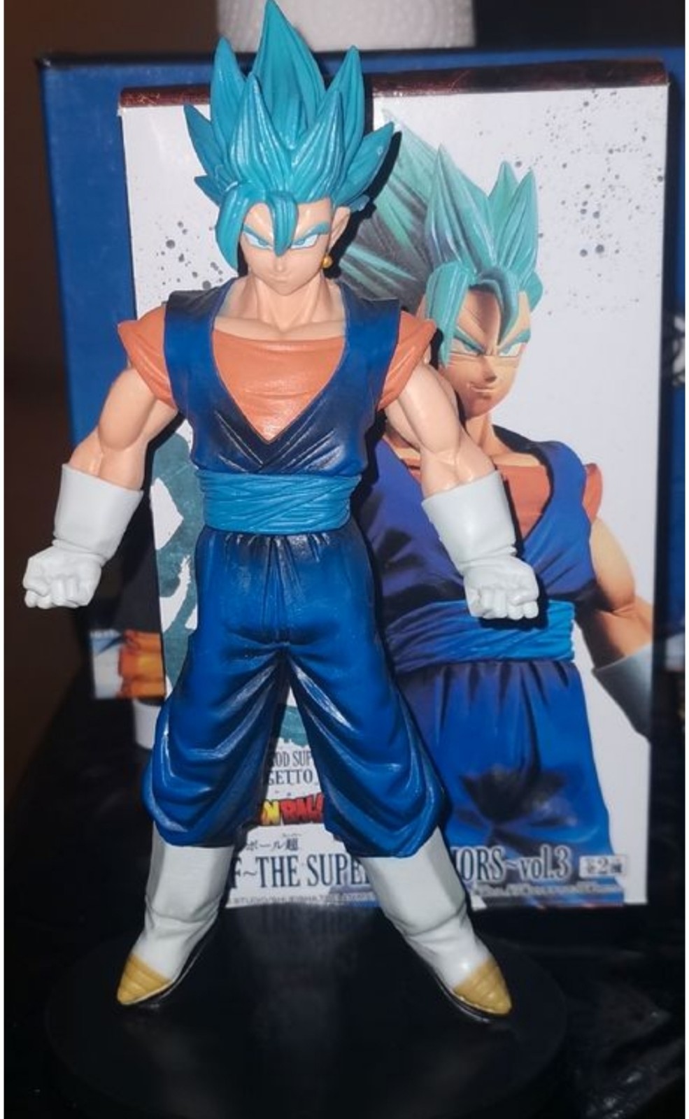 Figurine vegeto super saiyan blue manga dragon ball super dbz