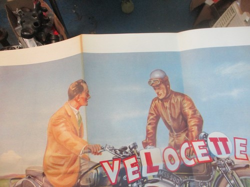 1987 Domi Racer Accessory Mart Sales Flyer 1939 Velocette Poster 071625 - Picture 6 of 11