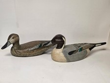 Carved Wood Pintail Duck Decoy Lot