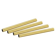 4Pcs Brass Round Tube 8mm OD 0.5mm Wall Thickness 100mm Length Pipe Tubing