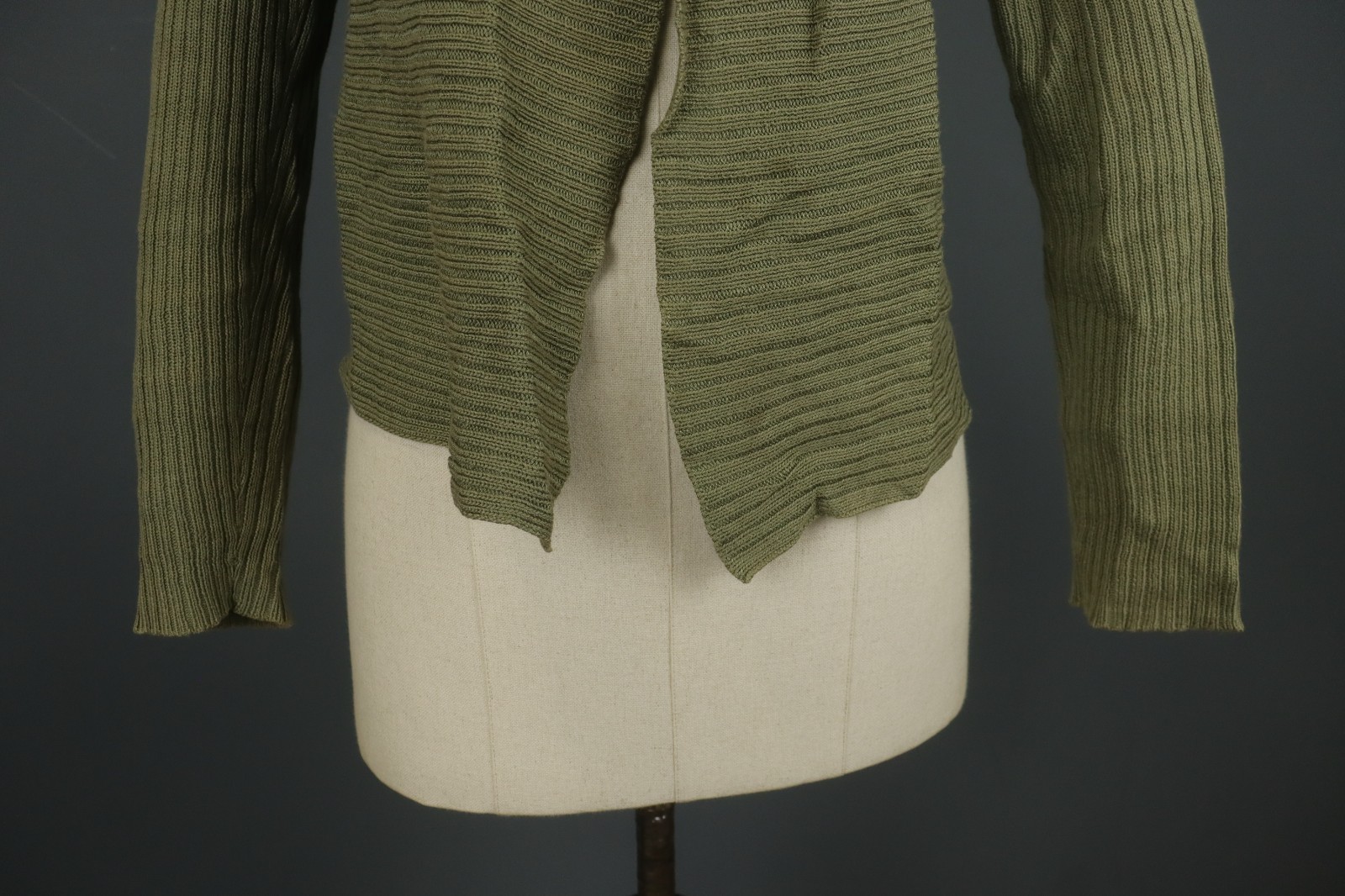 PERUVIAN CONNECTION Green 100% Pima Cotton Open F… - image 3