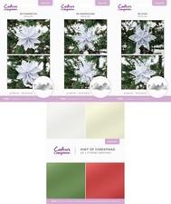 Crafters Companion - 3D Decoration Metal Dies or 8.5" x 11" Pearl Card Pack