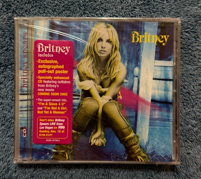 Britney Spears Britney Cd Sealed Pink Hype Sticker 2001 US First Press Promo