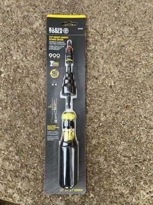 Klein Tools 85191HD Impact-Rated Flip Socket Conduit Reamer Driver