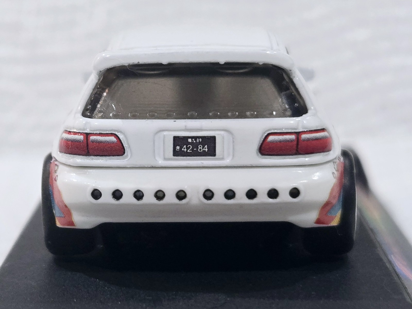 😎👍 CUSTOM Display Hot Wheels '92 Honda Civic EG Playstation Real Riders