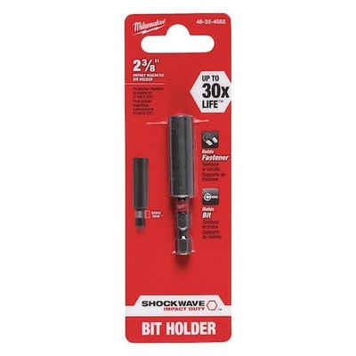 Milwaukee Tool 48-32-4502 Shockwave Compact Impact Magnetic Bit Holder, Drive