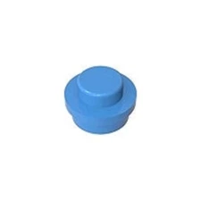 Medium Blue 4073 1x1 Round Plate Brick – Choose Quantity – LEGO® Compatible Bulk