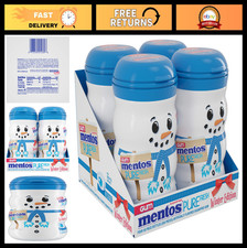 Sugar-Free Chewing Gum Fresh Mint - Winter Edition Snowman Bottle, 50 Count x4
