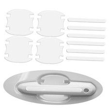 10PCS Car Door Handle Protector, Transparent Auto Door Handle Bowl 10 PCS