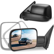 Towing Mirrors Pickup Pair 94-01 Ram 1500 94-02 25003500 Lh Rh-manu