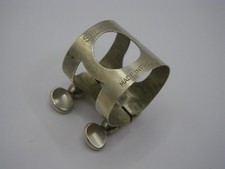 VINTAGE SELMER PARIS 2 SCREW LIGATURE for Bb CLARINET MOUTHPIECE - VG CONDITION