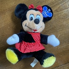 Disney Original Vintage Minnie Mouse Plush With Tags