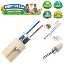 G9 Base Bulb Socket Ceramic Lamp Holder Halogen Beads with Wire Stand LED Agi...