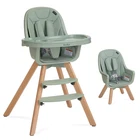 Zoodle 2-In-1 High Chair for Baby & Toddler – Convertible High Chair to Toddler