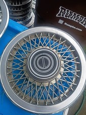 1984-1993 Ford Mustang 14 Oem Hubcap 5 Vintage Wire Spoke