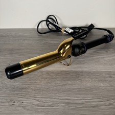 Hot Tools Signature Series Curling Iron Model HTIR1576 Black Gold 1 1/4" Barrel